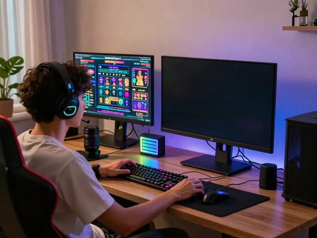 Engaging online gaming scene featuring a player immersed in betting activities at https://ku88v1.com/